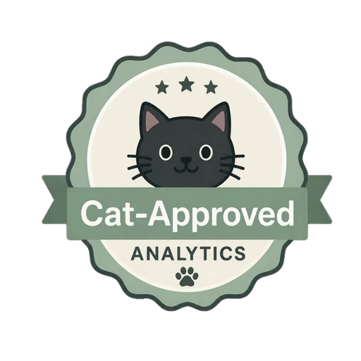 Cat-Approved Analytics badge